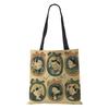 Cartoon Shoulder Bag Scenery Antiquity Women Reusable Canvas Tote Bag High Capacity Casual Shopping Folding Storage Handbag KTY
