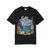 Lake Tahoe Scenic Illustration T-shirt | California Lake Design