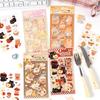Yue Zhen Cute Pet Tea Party Waterproof Stickers for Journals - Children's PET Sticker Set