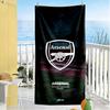 Arsenal Beach Towel Super Soft Microfiber Quickdry Fabric Comfortable Lightweight Suitable for Swimming, Gym, Camping, Yoga Vacation