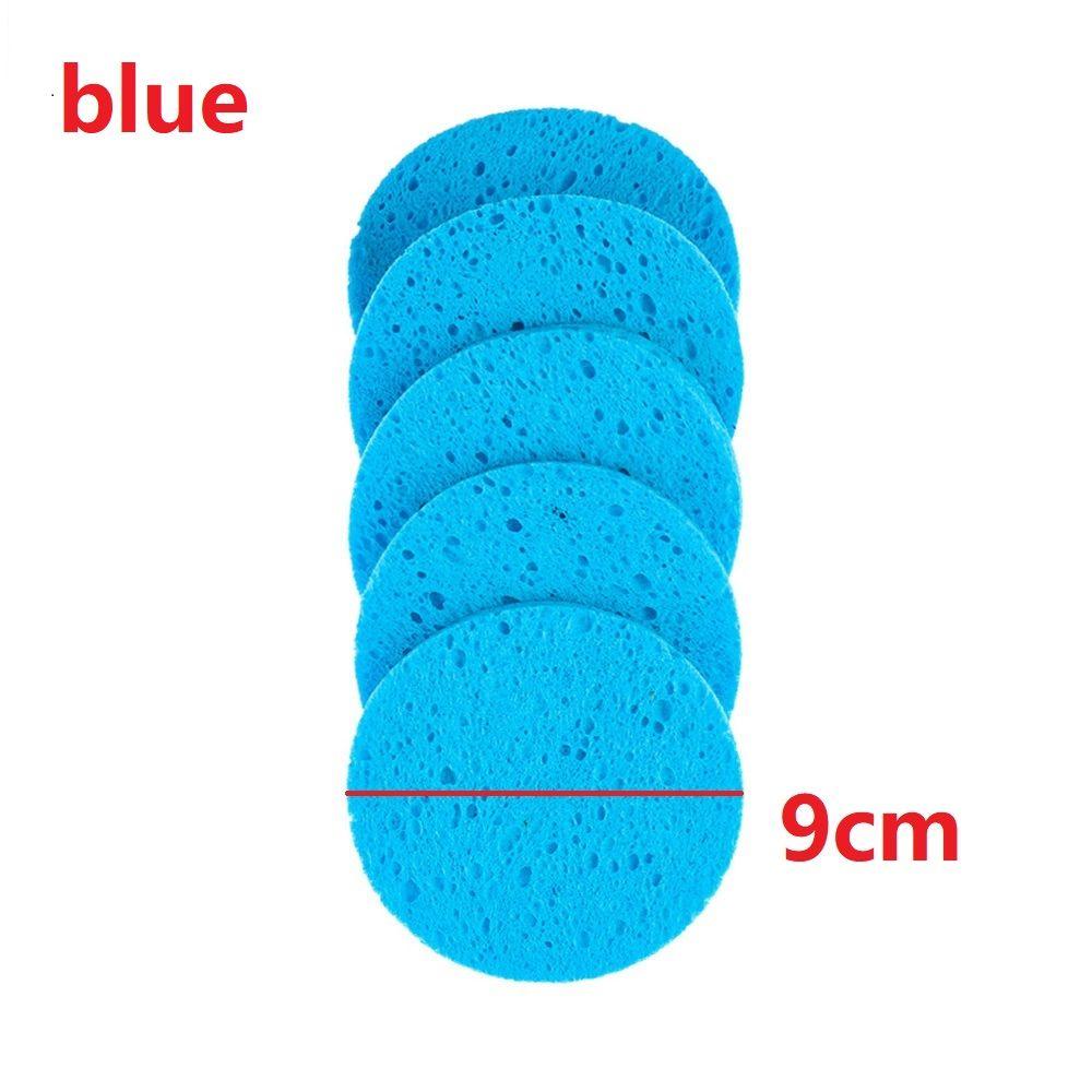 5Pcs Portable Skin Care Cleanup Body Facial Cleaner Face Wash Pad Compress Puff Cleansing Sponge