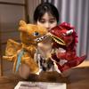 New Dinosaur Hand Puppet Animal Plush Toy Cute Doll Gloves Interactive Toy Mouth Moving Doll Boy's Birthday Gift