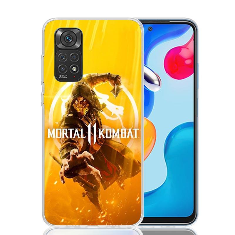 Mortal Kombat Case Phone Cover for Xiaomi Redmi Note 14 13 12S 12 11S 11 11T 11E 10S 10 Pro Plus 5G Trend Fundas Note 13 12S 12