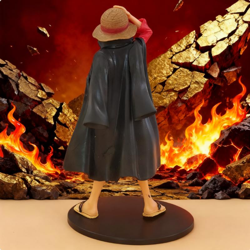 Bandai 15cm Zintegrowana Statua Lalki Akcyjnej w Kapeluszu Luffiego Postać z Anime Seria Lalek Modelowych z PVC Zabawka Prezent dla Dzieci
