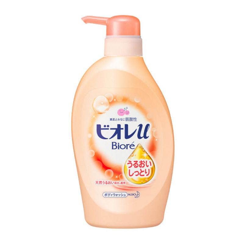 Biore u moisture moist body wash pump 480ml