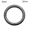 Round Push Trigger Bag Belt Buckle Carabiner Purses Handbags Snap Clasp Clip Spring O-Ring Buckles