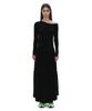 Partimento Woman Pwc Asymmetrical Jersey Shirred Tiered Dress_Black