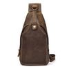 Luufan Genuine Leather Crossbody Bag with iPad Mini Can Be Carried On Both Crossbody Bag Men's One-Shoulder Bag, Storage, Shoulders,