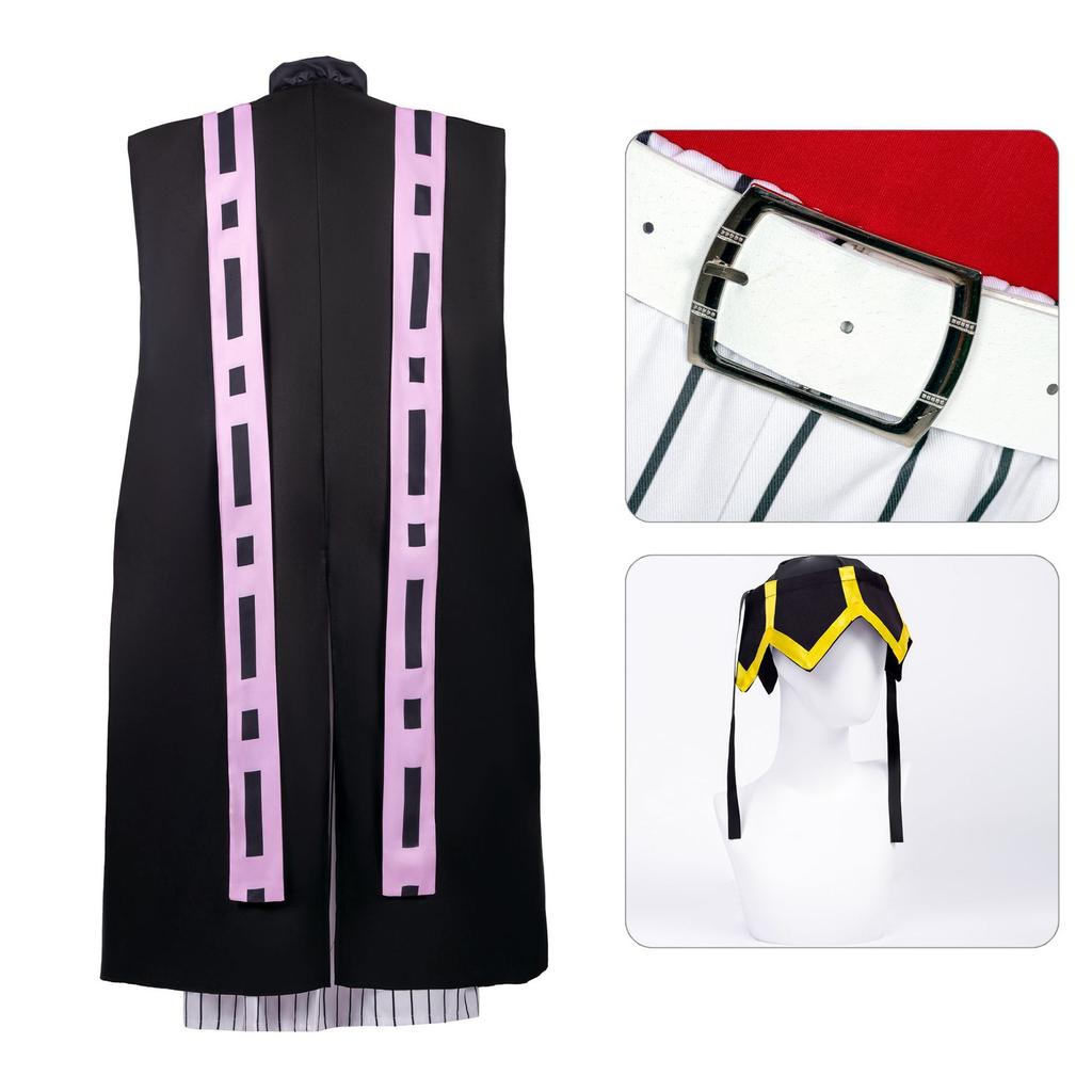 Japon dessin animé bandes dessinées Demon Slayer tenue cosplay Lune Supérieure Deux costume cosplay anime pour filles Halloween 0075