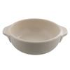 Tableware Yeast Gratin with Handles, Large, Creamy, Direct Heat, 500cc