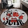 1pc Slam Dunk Basketball Team Round Carpet - Anime Design Chair Mat for Office, Home Decor, Gaming Room, All Seasons