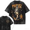 Bleach Yoruichi Shihoin Vintage Prané Grafické Tričko Pánské Dámské Anime Umělecký Potisk Krátký Rukáv Tričko Unisex Manga Streetwear Vrcholy