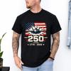 250th Anniversary USA Patriotic 250 Years American 4th July T-Shirt