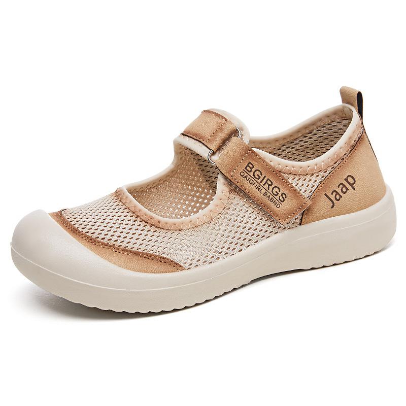 Shoes for Women's New Summer Comfortable Lazy Casual Shoes Breathable Comfortable Velcro Versatile Women's Shoes