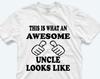 This Is What An Awesome Uncle Looks Like, Uncle Shirt, Uncle 2022, Awesome Uncle Shirt, Birthday, Christmas Gift, New Uncle, Uncle To Be