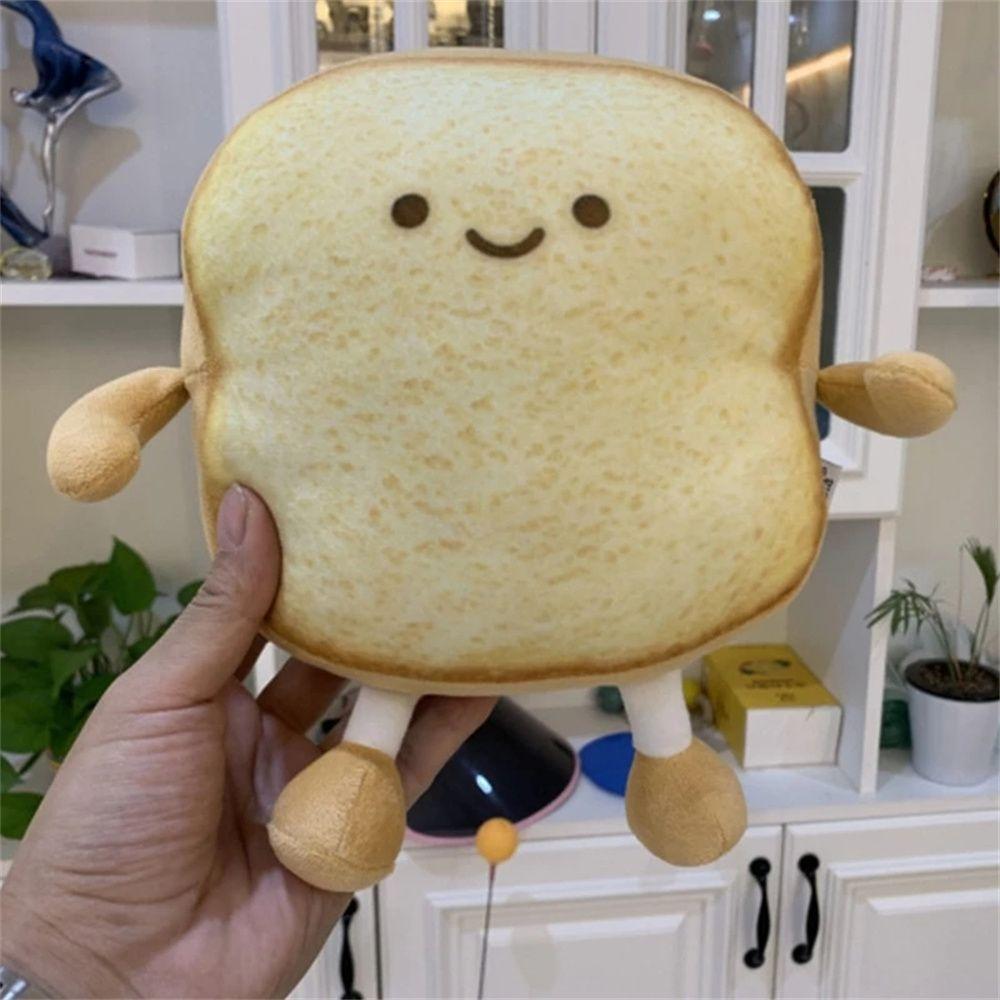 Weihnachtsgeschenk Stofftiere Brotscheiben-Kissen Plüschtier Plüschtier Toastbrot Plüschtier