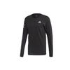 Graffiti Print Sports Crew Neck Long Sleeve T-Shirt Men Tops Black FN1717