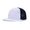 Custom Logo Private Label Truckers Hats   Adjustable Nylon Light Weight Laser Perforated for Men and Women