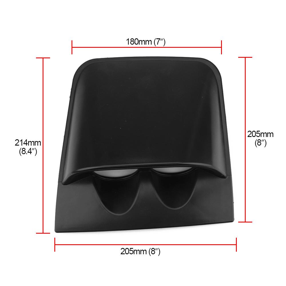 2 Inch 52mm Dash Board Dual Triple Gauge Pod Black Carbon Fiber Color Gauge Pod Mount Holder
