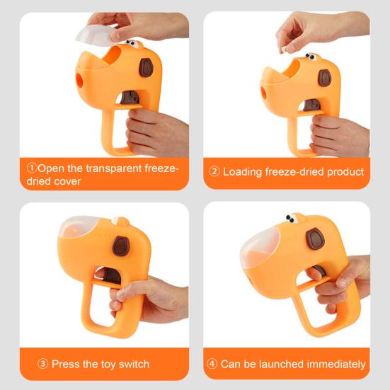 Pet Treat Launcher Dogs Cats Interactive Dispenser Puppy Snacks Feeder Encourages Healthy Activity Training Reward