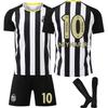 2025-26 Santos Away #10 NEYMAR JR Sport Training Jersey Set with Socks Teens Kids Adults Custome Name Football Kits