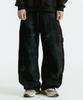 DOUBLE JD Peach Double Knee Carpenter Curved Denim (Black)