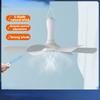 Socket Fan Light LED Ceiling Fan with Led Light Dimmable Small Ceiling Fan Garage Bathroom Study Bedroom Kitchen Use Fans