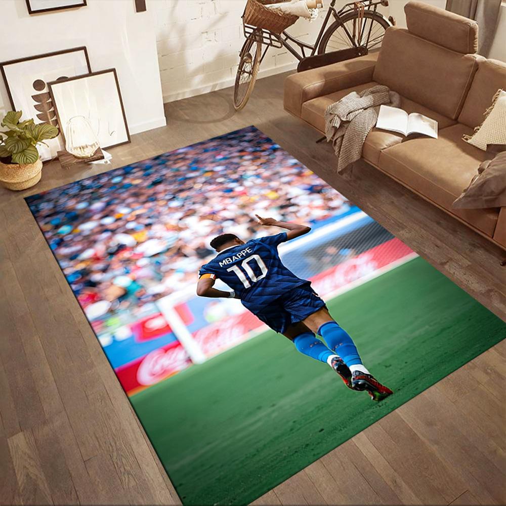 Mbappe 171 Floor Rug Office Rug Perfect for Dormitory Outdoor Dining Room Bedrooms Antislip Carpet Office Home Decor