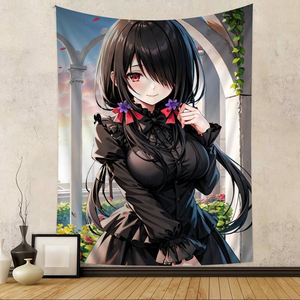 DATE A LIVE Printed Large Wall Tapestry Cheap Hippie Wall Hanging Bohemian Wall Tapestries Mandala Home Decor