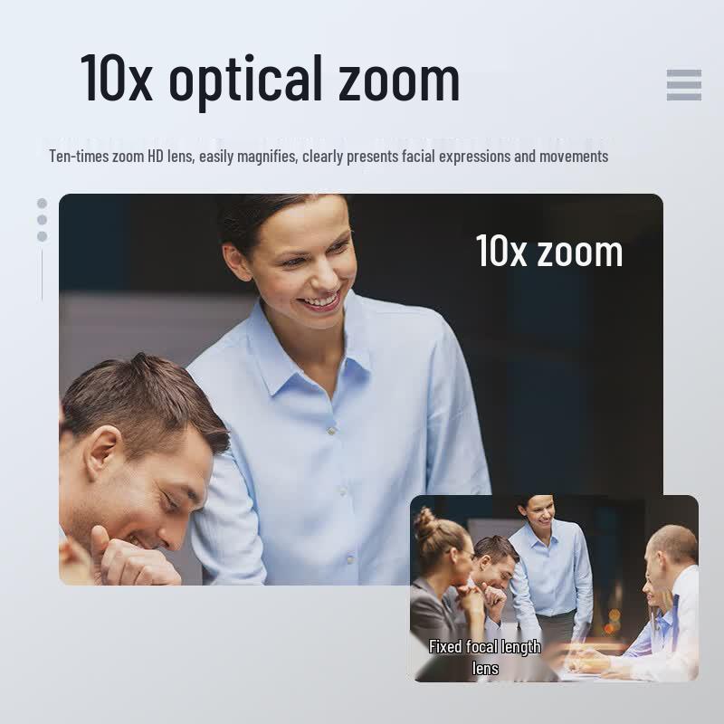 Huachang Vision 4K 10x Optical Zoom USB Conference Camera (CN Version)