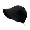 Cappello da sole estivo Cappello da donna a tesa larga pieghevole Cappello da pescatore regolabile da spiaggia all'aperto Cappellino da pescatore a coda di cavallo