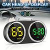 Digital Clock HUD GPS Speedometer Over-speed Alarm Head-up Display