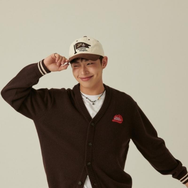 Munsingwear Men Colorblock Cotton Ballcap Ivory Mq321pcp81