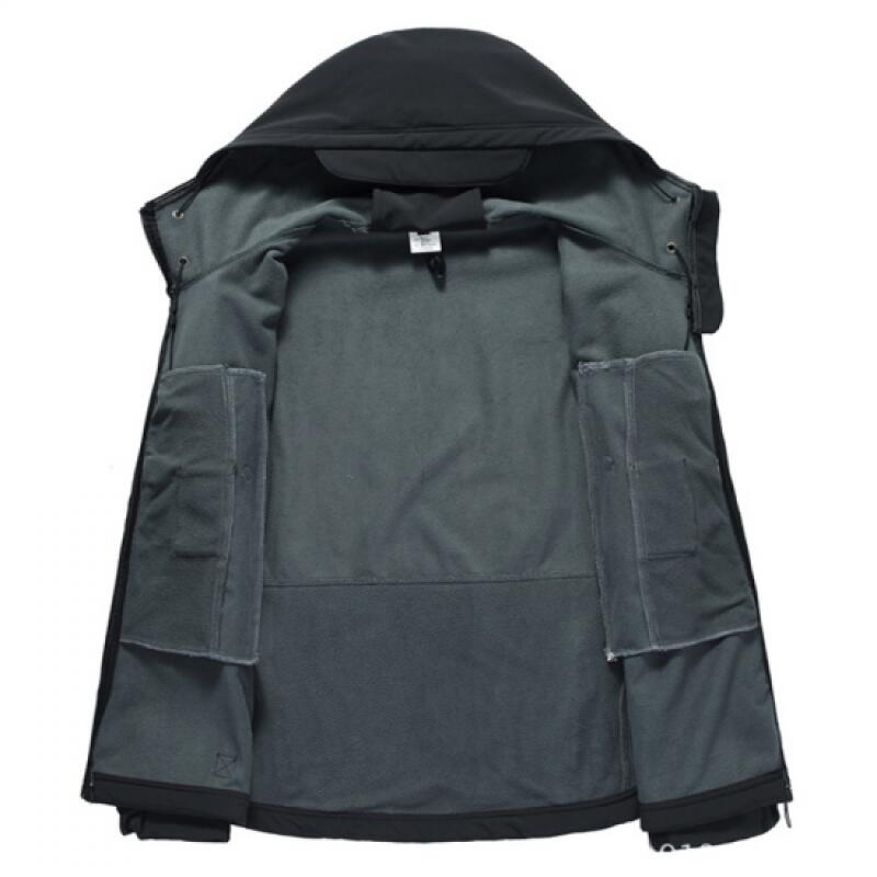 Men Military Jackets Men Soft Tactical Waterproof Windbreaker Men Army Combat Jacket Men Hooded Bomber Coats