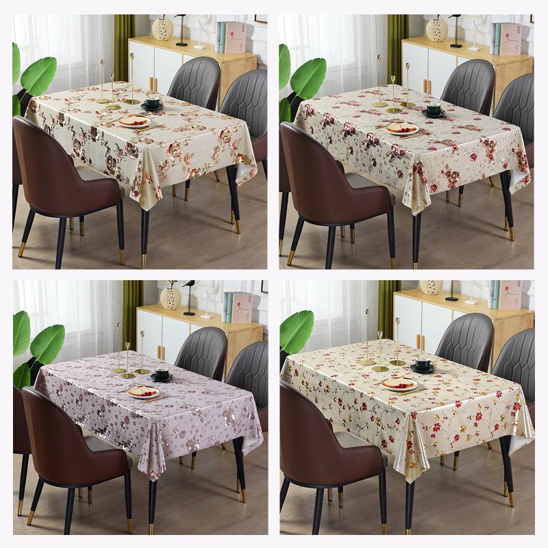 Waterproof PVC Plaid Tablecloth: Anti-Scalding, Washable, Oil & Dirt-Resistant Table Mat for Coffee Tables & Dorms.
