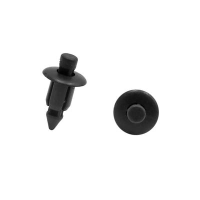 ACROPIX 20pcs Interior Trim Panel Push Rivet Car Door Clip Universal 6mm Hole Diameter Black