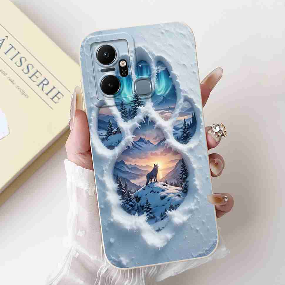 For Infinix Smart 6 Plus X6823C Case Luxury Floral Fashion Soft Silicone Cover For Infinix Smart 6Plus X6823 6.6" Phone Case