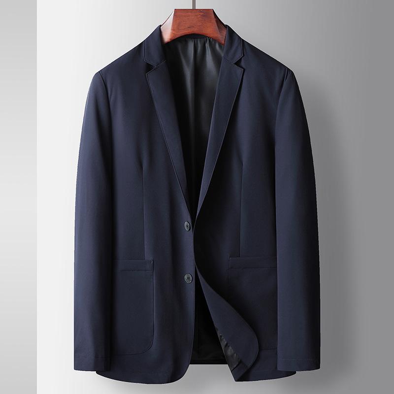 Spring and Summer Micro-bullet Thin Single Western Solid Color Light Luxury Suit Collar Single-breasted Sunscreen Convenience