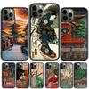Coque Coquillage Art Japonais Ukiyo e Pour iPhone 17 Air 15 16 14 13 12 Pro Max 11 Pro Max Plus Housse de Téléphone