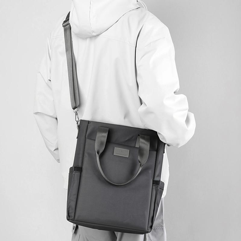 Men's Bag Nylon Shoulder Bag Business Briefcase Handbag Multi-compartment Crossbody Bag