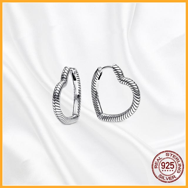 Authentische Plata De Ley-Ohrstecker aus 925er-Sterlingsilber für Damen, originelles funkelndes Pav-Tag-Geschenk