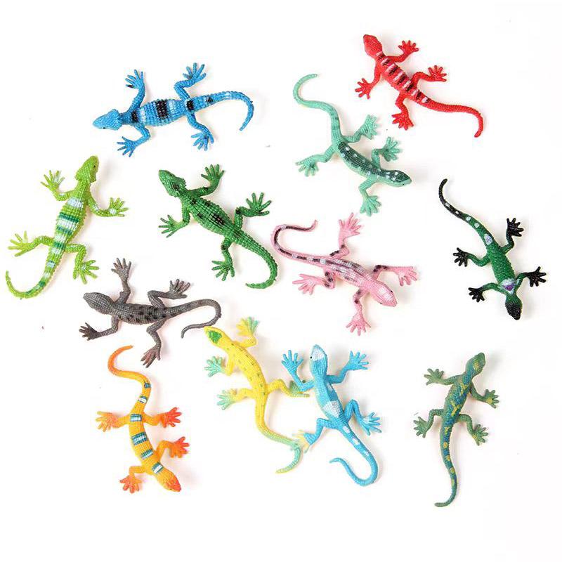 12 Stück Plastik Kleine Eidechsen Spielzeug Lebensechte Reptilien Tiere Figuren Halloween Party Mitgebsel Klassenzimmer Preise Für Kinder Verspielte Geschenke