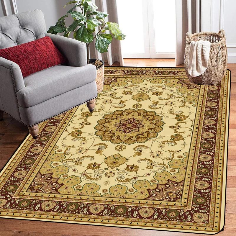 Große Größe großer Teppich traditioneller orientalischer Vintage-Bereichsteppich nordische Fußmatten europäischer Eingangsbereich alter bedruckter Teppich modern