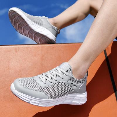New Mesh Spring and Summer Breathable Running Shoes Non-slip Soft Sole Casual Mesh Shoes Deodorant Sports Travel