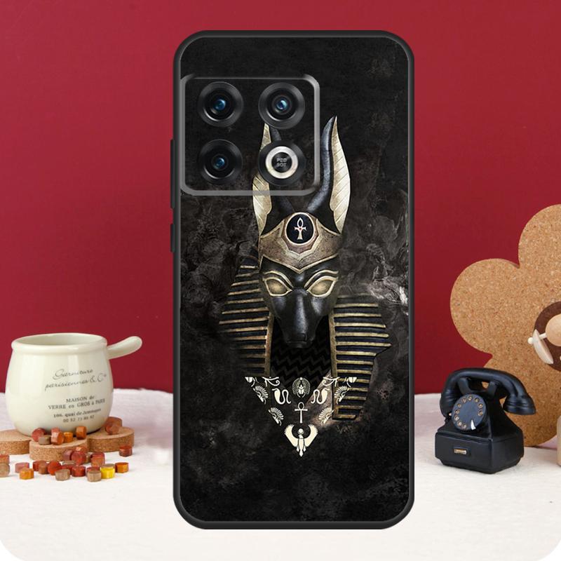 Egypt Nefertiti Anubis Ankh Cover For OnePlus Nord 4 CE 3 2 Lite N30 N20 N10 OnePlus 10T 8T 13R 12R 13 12 11 10 Pro Case