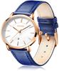 Women's Ultra-Thin Watch Nurse Watch for Medical Students Doctors Nurses with Second Hand 12/24 Hour Display Easy-to-Read Silicone Band Fashion