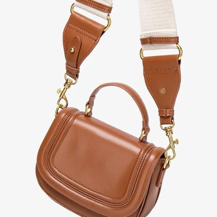 Nová Módní Dámská Taška Přes Rameno Klasická Jednoduchá Jednobarevná Vynikající Crossbody Taška Volnočasová Dojížděcí Clamshell Kožená Taška