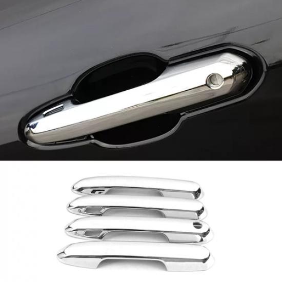 Chrome Front Door Handles Cover Trim 4pc For Toyota RAV4 -2025