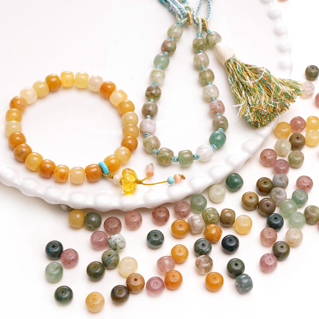 5Pcs Natural Stone Shaped Beads Interval Scattered Beads For DIY Bracelets Necklaces Jewelry Making