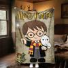 1pc Harry Potter,Hogwarts,Hedwig Outdoor Flannel Throw Blanket All Season Soft Warmth,Home Decor 1031165